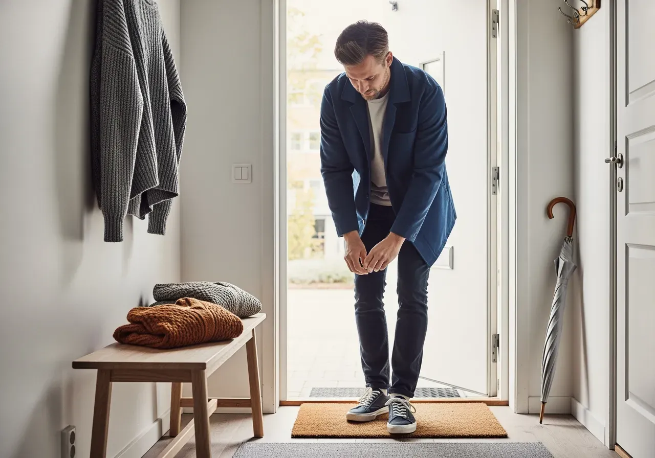 Taupe huvtröja i ull och kashmir