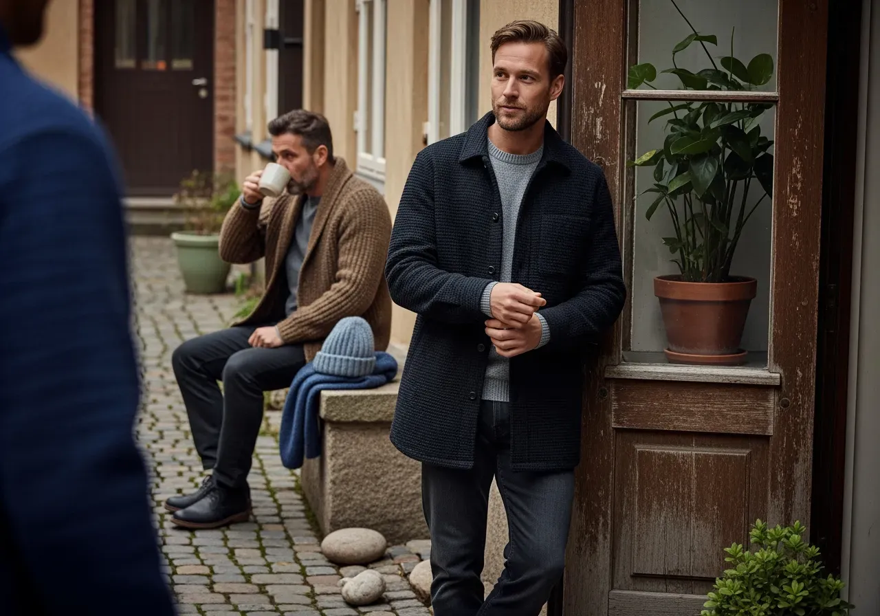 Skjortjacka taupe för kontoret