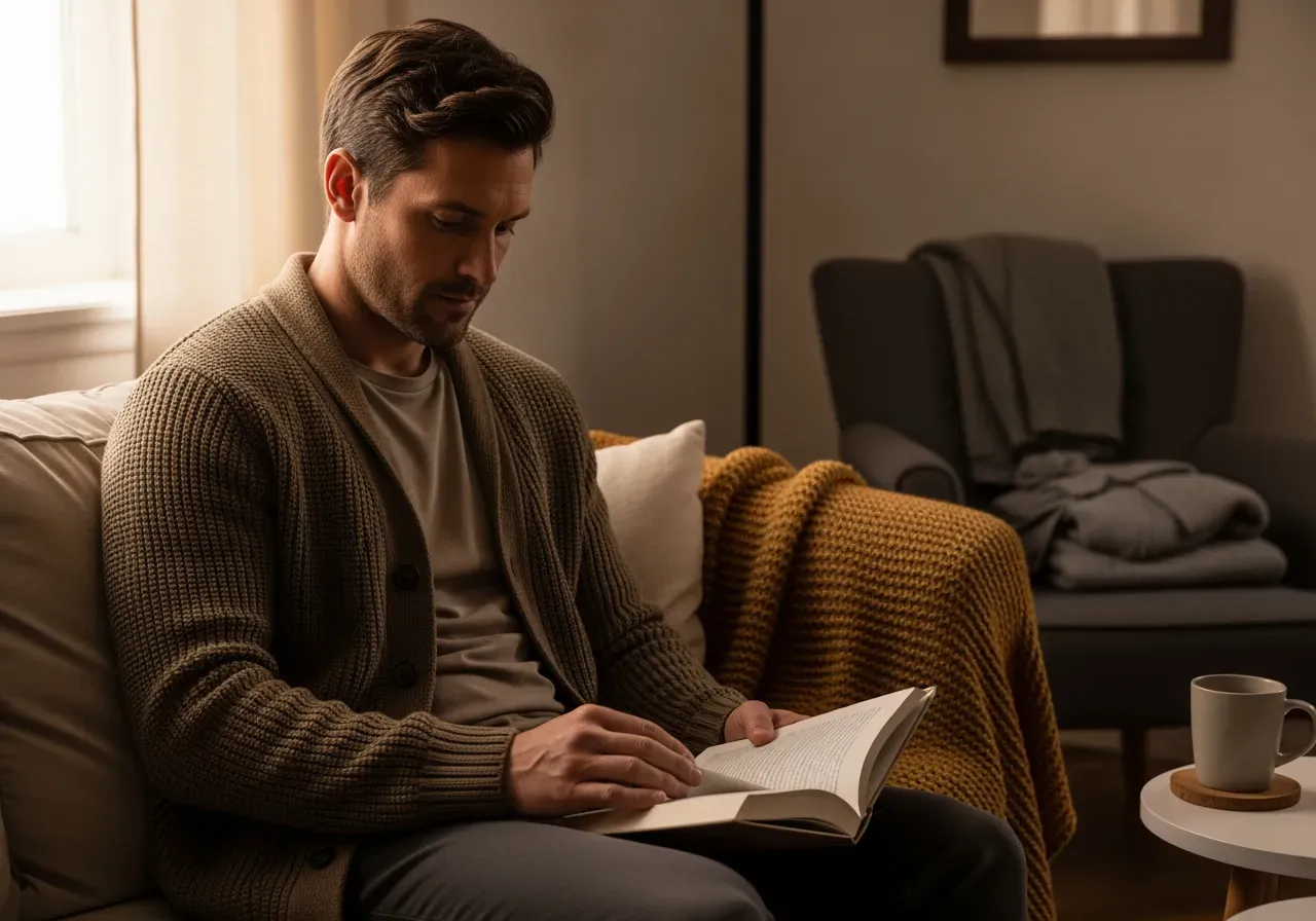 Koftor och stickade överskjortor herr