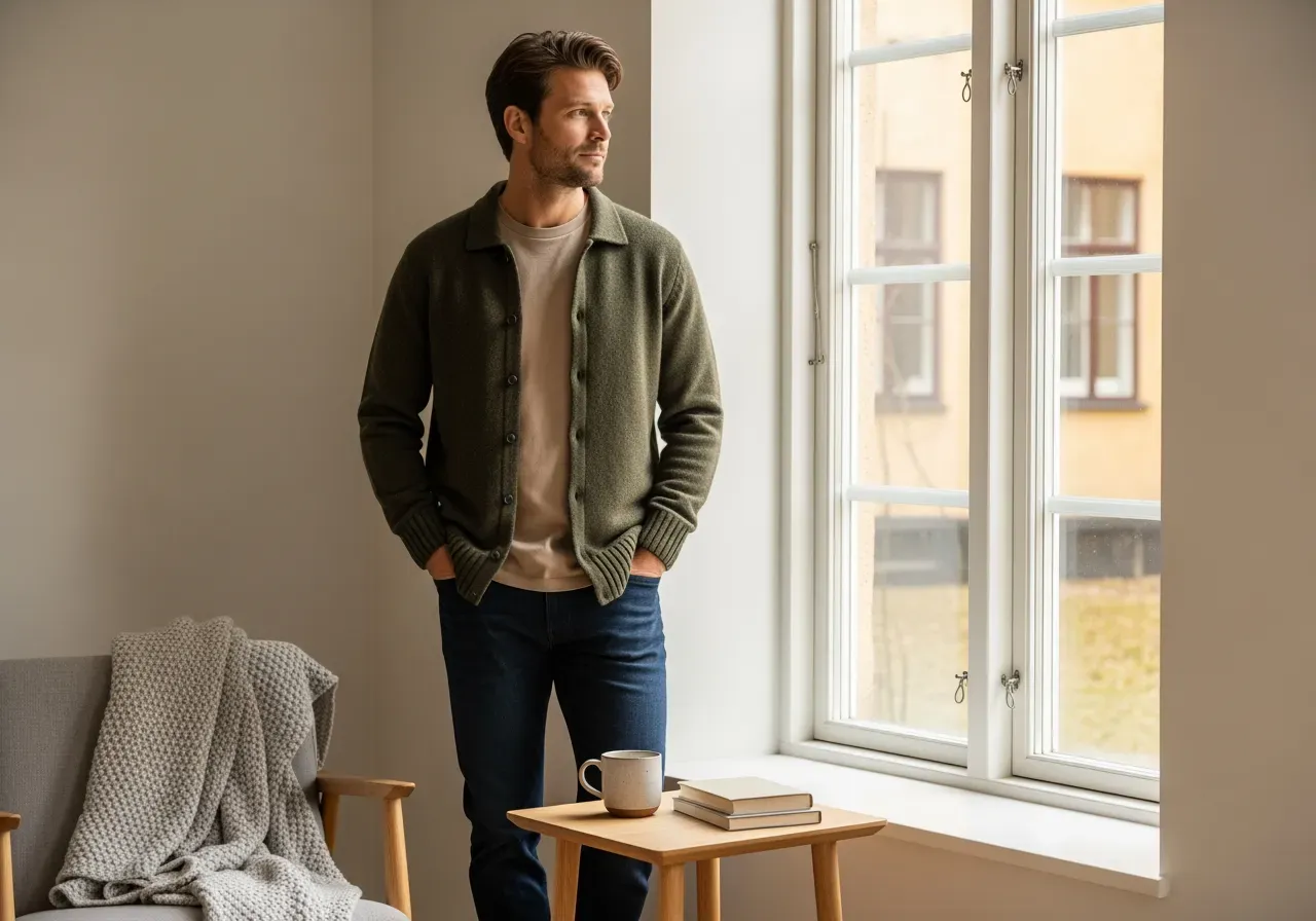 Herrmössa i färger efter hudton