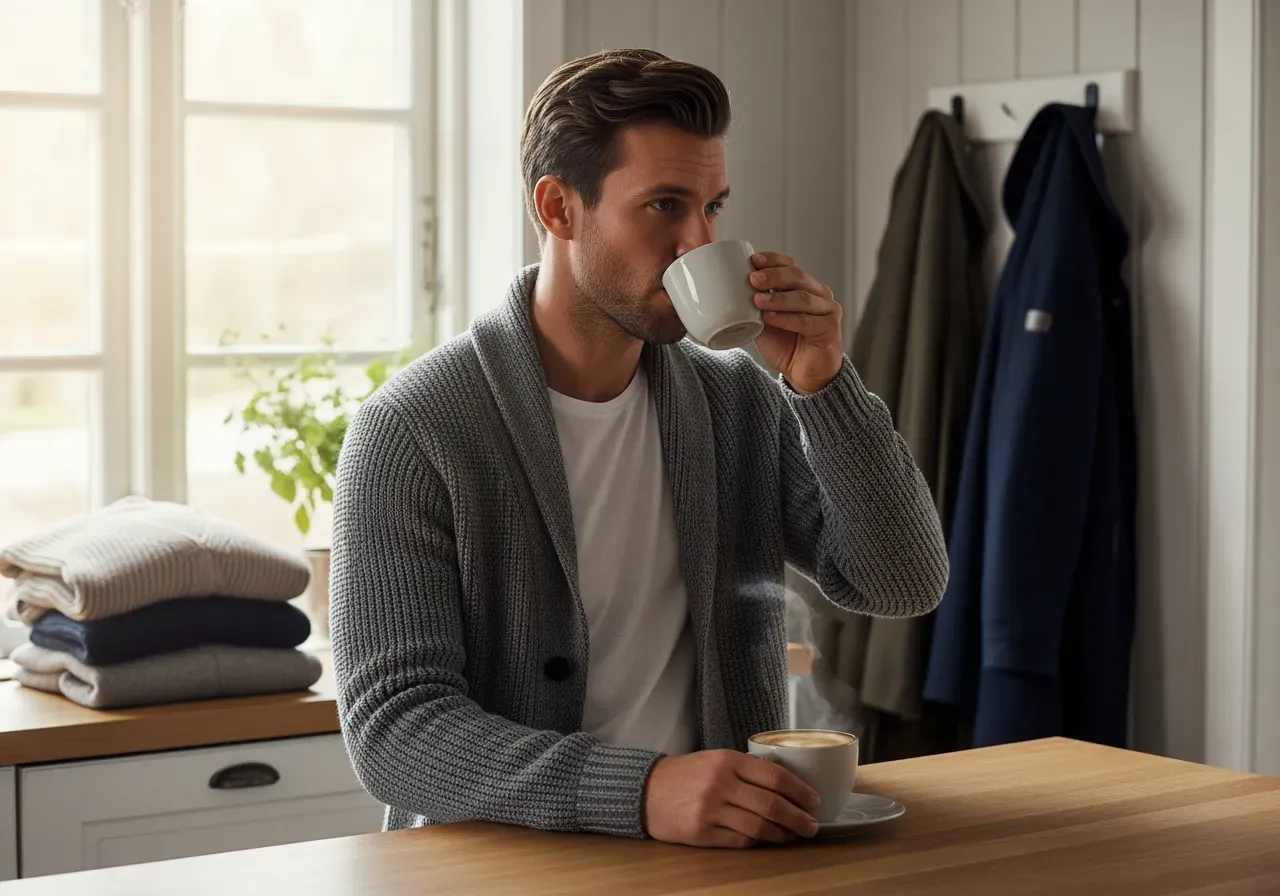 Ribbad mössa efter ansiktsform