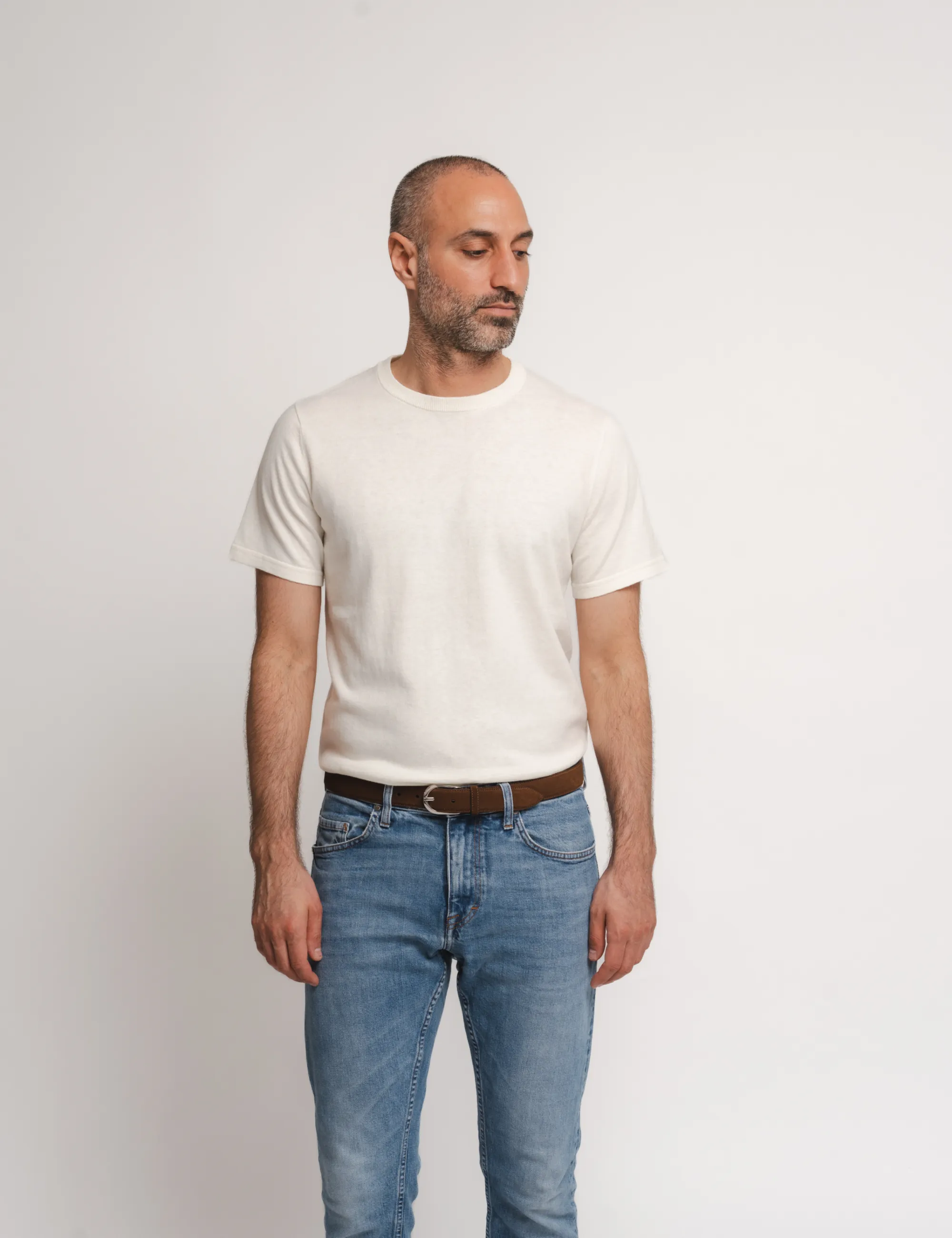 Knitted Tee - Off-White