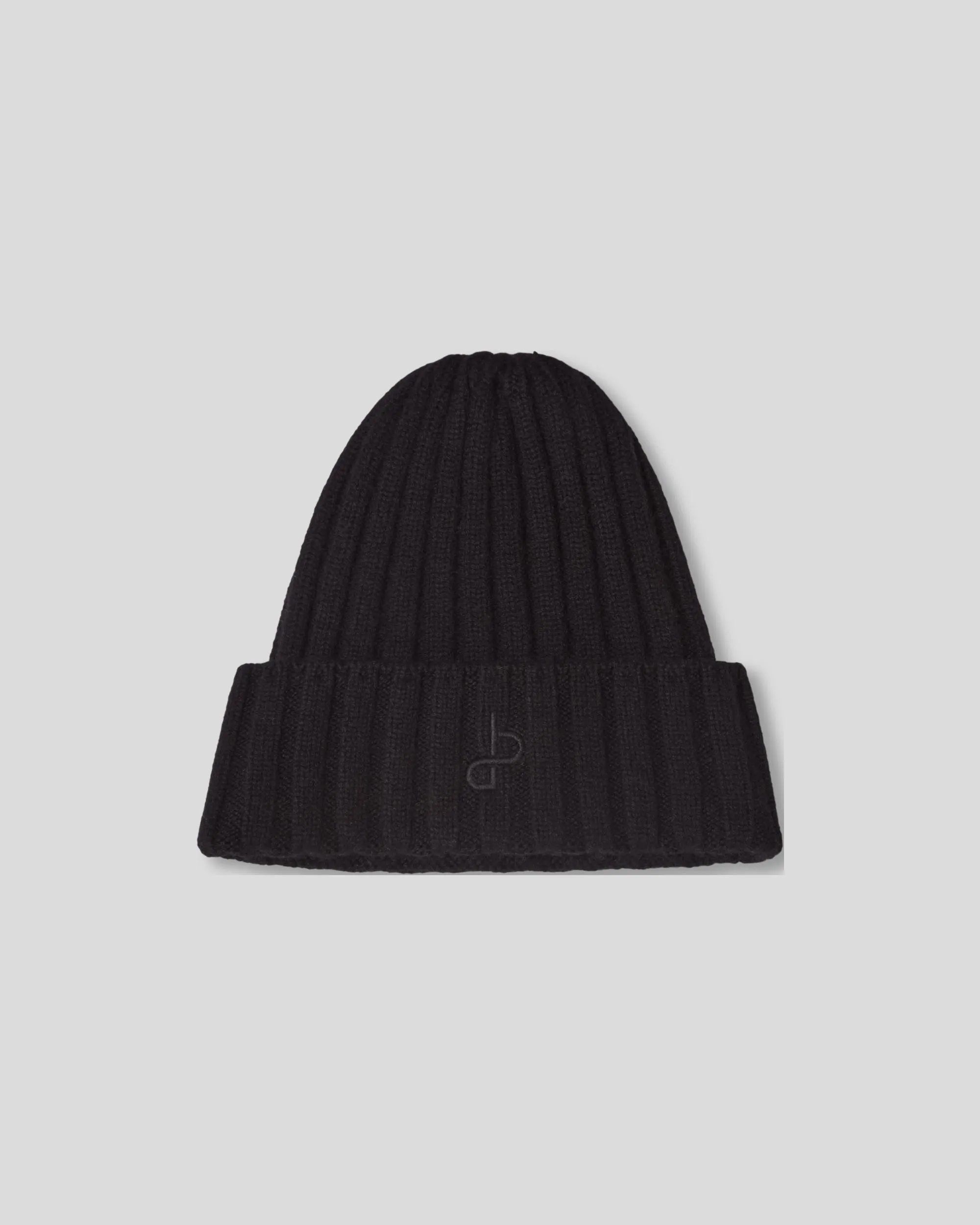 Ribbed BA Beanie - Black