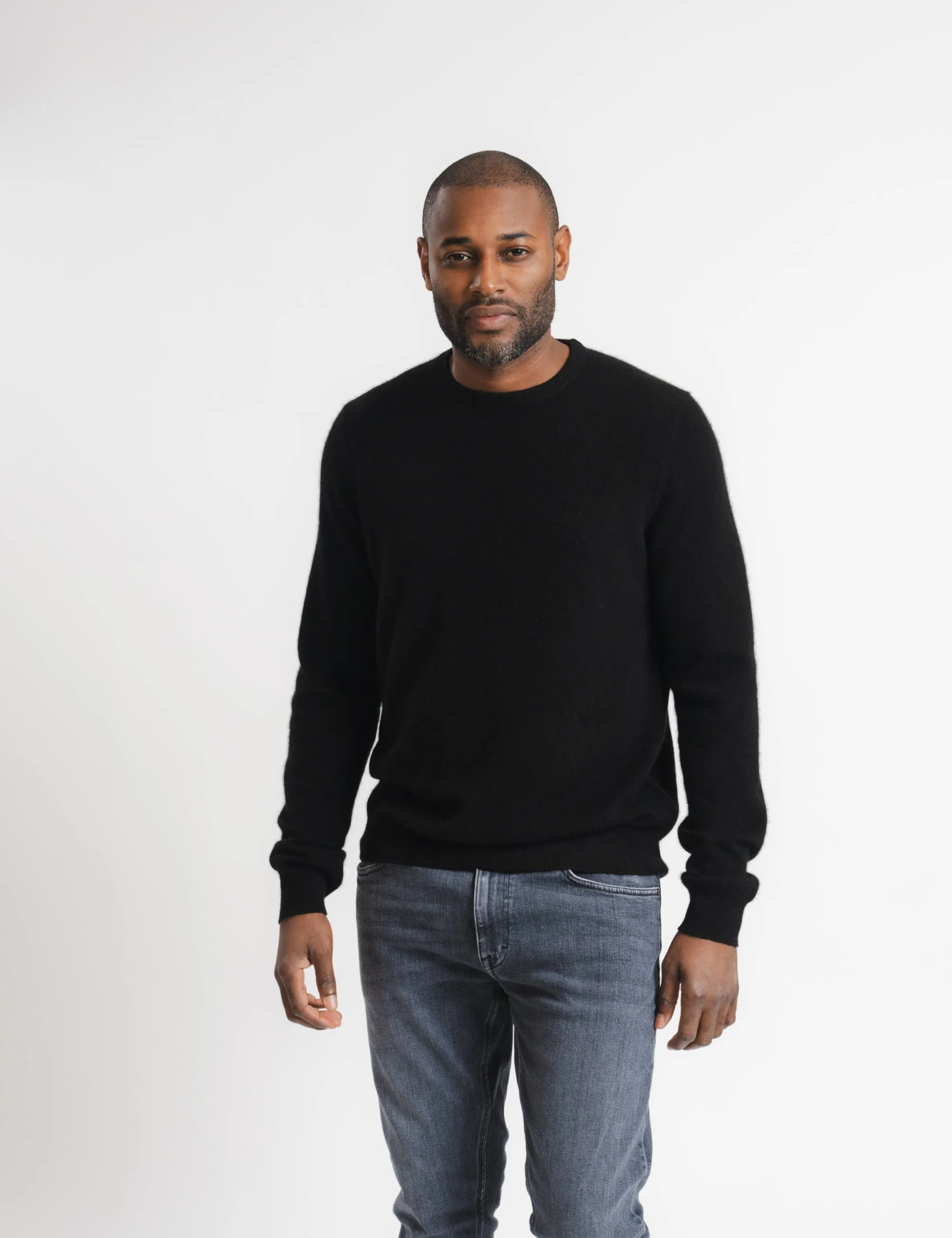 Royal Cashmere Crewneck - Black